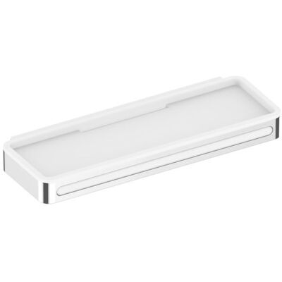 Keuco Weiß Aluminium-Finish Duschkorb mit Glasabzieher - Duschzubehör Keuco Weiß Aluminium-Finish Duschkorb mit Glasabzieher - Duschzubehör