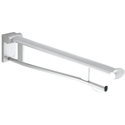 Keuco Plan Care WC-Stützklappgriff 34903170737 700mm, Aluminium silber-eloxiert/schwarzgrau Keuco Plan Care WC-Stützklappgriff 34903170737 700mm, Aluminium silber-eloxiert/schwarzgrau