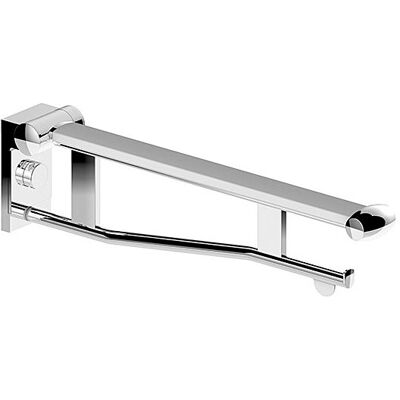 Keuco Modell 34903013751 Support-Schiene - WC-Stützklappgriff, Weiß/Chrom Keuco Modell 34903013751 Support-Schiene - WC-Stützklappgriff, Weiß/Chrom
