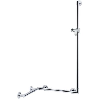 Keuco Duschhandlauf Plan Care 34908176411 Alu silber-eloxiert/chrom, 600/400/1182mm Keuco Duschhandlauf Plan Care 34908176411 Alu silber-eloxiert/chrom, 600/400/1182mm
