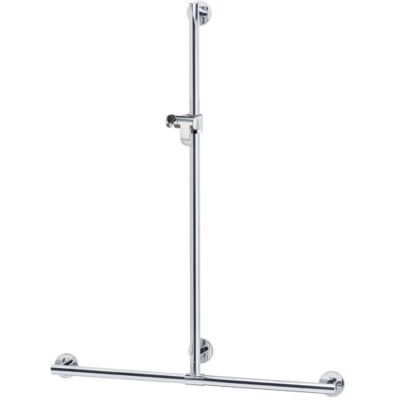 Keuco Duschhandlauf Plan Care 34914170911 mit Brausestange,Alu silber-eloxiert/vc,900/1100mm Keuco Duschhandlauf Plan Care 34914170911 mit Brausestange,Alu silber-eloxiert/vc,900/1100mm