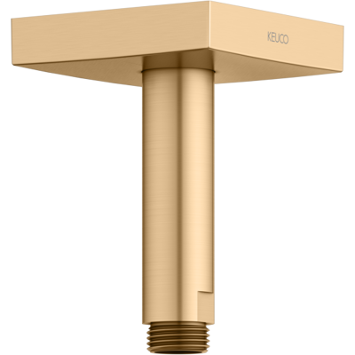 KEUCO Deckenmontage Brausearm Brushed Brass - Badezimmer Arm KEUCO Deckenmontage Brausearm Brushed Brass - Badezimmer Arm