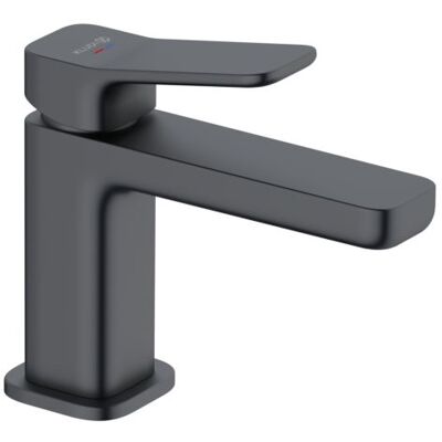 KLUDI-X3 Waschtischarmatur 422663981 mit Push-Open Ablaufgarnitur, schwarz matt KLUDI-X3 Waschtischarmatur 422663981 mit Push-Open Ablaufgarnitur, schwarz matt
