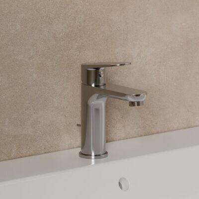 Kludi X1 100 Waschtischarmatur Niederdruck 322760575 mit Ablaufgarnitur, chrom Kludi X1 100 Waschtischarmatur Niederdruck 322760575 mit Ablaufgarnitur, chrom