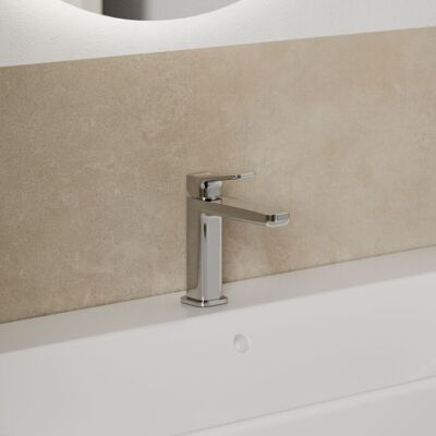 KLUDI-X3 Waschtischarmatur 422880581 mit Push-Open Ablaufgarnitur, chrom KLUDI-X3 Waschtischarmatur 422880581 mit Push-Open Ablaufgarnitur, chrom