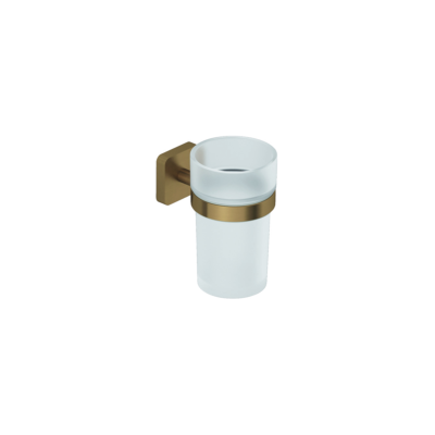 Kludi VELA S Wandhalter Brushed Bronze - Glasregalhalterung Kludi VELA S Wandhalter Brushed Bronze - Glasregalhalterung