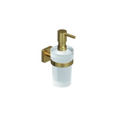Kludi VELA S Glas-Seifenspender - Brushed Gold Kludi VELA S Glas-Seifenspender - Brushed Gold