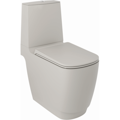 Kludi RESA S Spiralfl ush-Stand-WC 27WCB02O2 68 cm, S-förmiger Abfluss Matt Light Dov Kludi RESA S Spiralfl ush-Stand-WC 27WCB02O2 68 cm, S-förmiger Abfluss Matt Light Dov