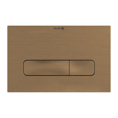 Kludi UNIFIX Betätigungsplatte 30PP01N1 244 x 160 mm Brushed Bronze Kludi UNIFIX Betätigungsplatte 30PP01N1 244 x 160 mm Brushed Bronze