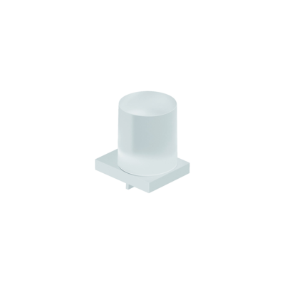 Kludi VELA C Glas-Seifenspender - Wandmontage, 150ml, Mattweiß Kludi VELA C Glas-Seifenspender - Wandmontage, 150ml, Mattweiß