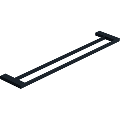 Kludi VELA C Doppel-Badetuchhalter - 600mm - Matteschwarz Kludi VELA C Doppel-Badetuchhalter - 600mm - Matteschwarz