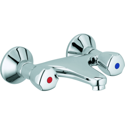 Kludi Standard Care Wannenarmatur 320040508 chrom, Metall Terraluxgriff, Ausladung 180 mm Kludi Standard Care Wannenarmatur 320040508 chrom, Metall Terraluxgriff, Ausladung 180 mm