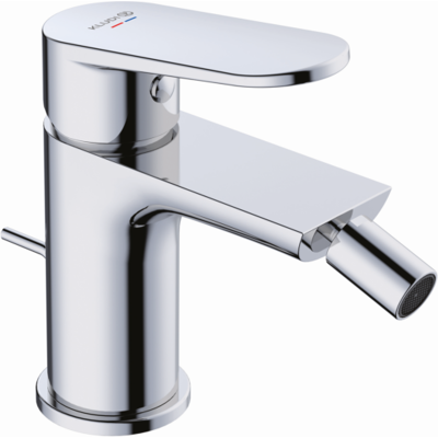 Kludi X1 Bidetarmatur 322160575 mit Ablaufgarnitur, chrom Kludi X1 Bidetarmatur 322160575 mit Ablaufgarnitur, chrom