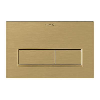 Kludi UNIFIX Betätigungsplatte Eckig 32PP01N0 244 x 160 mm Brushed Gold Kludi UNIFIX Betätigungsplatte Eckig 32PP01N0 244 x 160 mm Brushed Gold