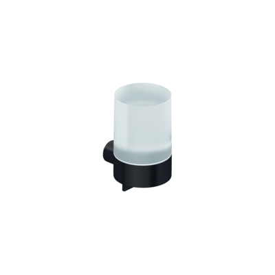 Kludi VELA R Glas-Seifenspender - Brushed Gunmetal Kludi VELA R Glas-Seifenspender - Brushed Gunmetal