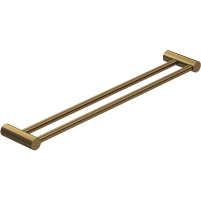 Kludi VELA R Doppel-Badetuchhalter - Badetuchhalter, 600mm, Geborstelt Bronze, Wandmontage Kludi VELA R Doppel-Badetuchhalter - Badetuchhalter, 600mm, Geborstelt Bronze, Wandmontage