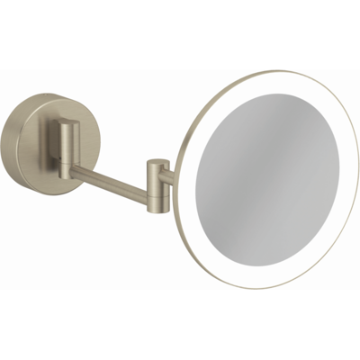 Kludi VELA R LED-Kosmetikspiegel 58995N5W Vergrößerung 3-fach, Wandmontage, stainless brushed nickel Kludi VELA R LED-Kosmetikspiegel 58995N5W Vergrößerung 3-fach, Wandmontage, stainless brushed nickel