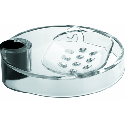 Kludi Logo Seifenschale - Transparent für 18mm Rohr Kludi Logo Seifenschale - Transparent für 18mm Rohr