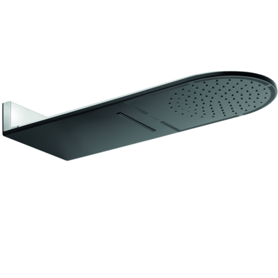 Kludi A-QA Kopfbrause - 2 Strahlarten, Schwarz/Chrom, 600mm Kludi A-QA Kopfbrause - 2 Strahlarten, Schwarz/Chrom, 600mm