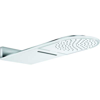Kludi A-QA Kopfbrause 300mm Chrom/Weiß - Duschkopf Kludi A-QA Kopfbrause 300mm Chrom/Weiß - Duschkopf
