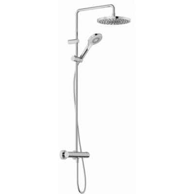 Kludi DIVE Dive X 3S Thermostat-Dual-Shower-System 6906705-00 mit Handbrause, chrom Kludi DIVE Dive X 3S Thermostat-Dual-Shower-System 6906705-00 mit Handbrause, chrom