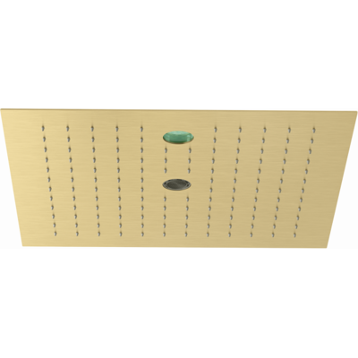 Kludi ASANA Kopfbrause 69440N0-00 44x44 cm, CleanJet SummerRain/Ambience Light Brushed Gold Kludi ASANA Kopfbrause 69440N0-00 44x44 cm, CleanJet SummerRain/Ambience Light Brushed Gold