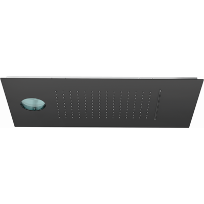 Kludi ASANA Kopfbrause 6946039-00 60x30 cm, Waterfall SummerRain/AmbienceLight mattschwarz Kludi ASANA Kopfbrause 6946039-00 60x30 cm, Waterfall SummerRain/AmbienceLight mattschwarz