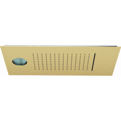 Kludi ASANA Kopfbrause 69460N0-00 60x30 cm, Waterfall SummerRain/AmbienceLight Brushed Gold Kludi ASANA Kopfbrause 69460N0-00 60x30 cm, Waterfall SummerRain/AmbienceLight Brushed Gold