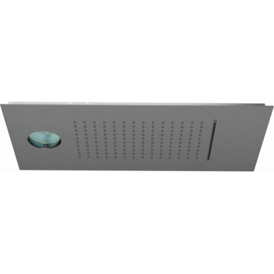 Kludi ASANA Kopfbrause 69460N2-00 60x30 cm, Waterfall SummerRain/AmbienceLight Brushed Gunmetal Kludi ASANA Kopfbrause 69460N2-00 60x30 cm, Waterfall SummerRain/AmbienceLight Brushed Gunmetal