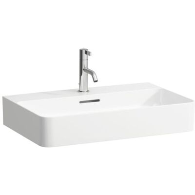 LAUFEN Val Aufsatz-Waschtisch H8162847571081 65 x 42 cm, weiß matt, mit 3 Hahnlöchern und Überlauf LAUFEN Val Aufsatz-Waschtisch H8162847571081 65 x 42 cm, weiß matt, mit 3 Hahnlöchern und Überlauf