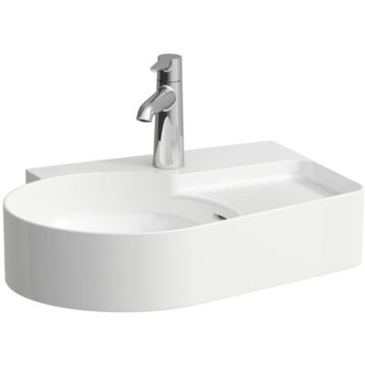 Laufen VAL Wandmontage Waschbecken - 530x400mm, Weiß, 1 Hahnloch Laufen VAL Wandmontage Waschbecken - 530x400mm, Weiß, 1 Hahnloch