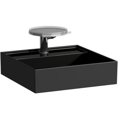 Laufen Kartell Handwaschbecken - 460x460 - 2 Hahnlöcher - Ohne Überlauf - Schwarz Glänzend Laufen Kartell Handwaschbecken - 460x460 - 2 Hahnlöcher - Ohne Überlauf - Schwarz Glänzend