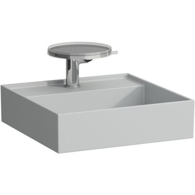 Laufen Kartell Handwaschbecken - Wandhängend, 460x460mm, Grau matt - Handwaschbecken Laufen Kartell Handwaschbecken - Wandhängend, 460x460mm, Grau matt - Handwaschbecken