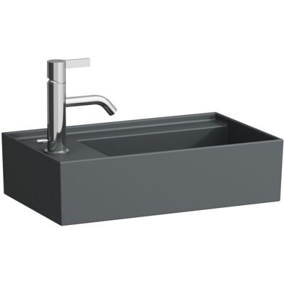 Laufen Kartell Handwaschbecken - Graphit matt - Wandhängend, 460x280 mm Laufen Kartell Handwaschbecken - Graphit matt - Wandhängend, 460x280 mm