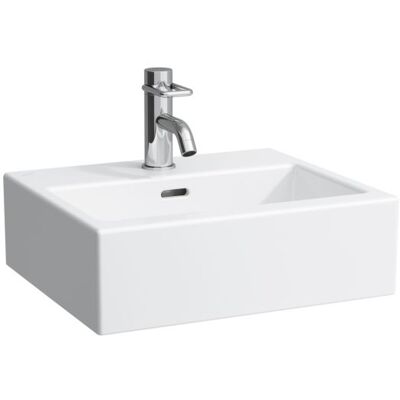 Laufen Living City Wandmontiertes Waschbecken - 450x380 - Weiß - 1 Hahnloch Laufen Living City Wandmontiertes Waschbecken - 450x380 - Weiß - 1 Hahnloch