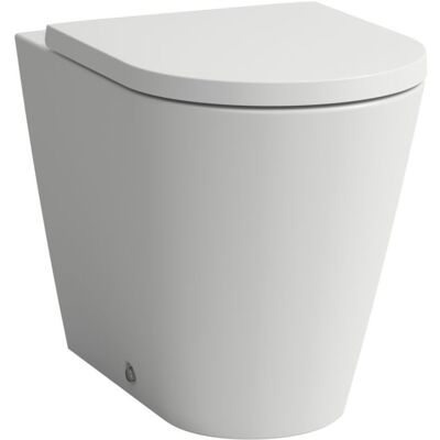 LAUFEN Kartell Stand-Tiefspül-WC H8233377570001 weiß matt, spülrandlos, Form innen rund LAUFEN Kartell Stand-Tiefspül-WC H8233377570001 weiß matt, spülrandlos, Form innen rund