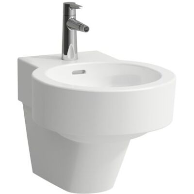 Laufen Weiß Matt Wandbidet - Wandbidet, Einlocharmatur, Überlauf, 390x530mm Laufen Weiß Matt Wandbidet - Wandbidet, Einlocharmatur, Überlauf, 390x530mm