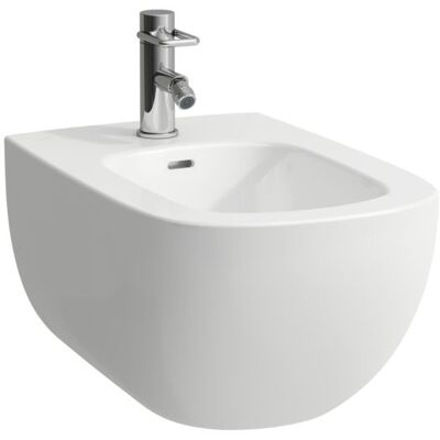 Laufen Palomba Wand-Bidet - Wandmontage, 1 Hahnloch, 36x54cm, Weiß - Bidet Laufen Palomba Wand-Bidet - Wandmontage, 1 Hahnloch, 36x54cm, Weiß - Bidet