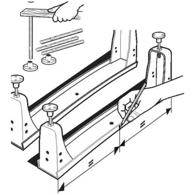LAUFEN Wannenfüße - Höhenverstellbar 13,5-19cm - Badewannen Zubehör LAUFEN Wannenfüße - Höhenverstellbar 13,5-19cm - Badewannen Zubehör