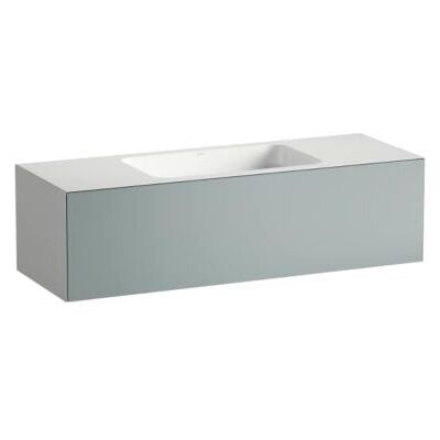Laufen FOLIO Waschplatz H580FO55211121 1254x450x350 mm, ohne Armaturenbank, ohne Hahnloch, ohne Überlauf, Farbe: Fossilgrau Laufen FOLIO Waschplatz H580FO55211121 1254x450x350 mm, ohne Armaturenbank, ohne Hahnloch, ohne Überlauf, Farbe: Fossilgrau