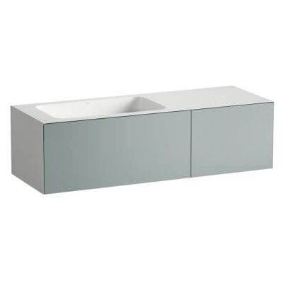 Laufen FOLIO Waschplatz H580FO75211121 1254x450x350 mm, ohne Armaturenbank, ohne Hahnloch, ohne Überlauf, Farbe: Fossilgrau Laufen FOLIO Waschplatz H580FO75211121 1254x450x350 mm, ohne Armaturenbank, ohne Hahnloch, ohne Überlauf, Farbe: Fossilgrau
