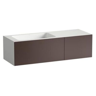 Laufen FOLIO Waschplatz H580FO75231121 1254x450x350 mm, ohne Armaturenbank, ohne Hahnloch, ohne Überlauf, Farbe: Schattenerde Laufen FOLIO Waschplatz H580FO75231121 1254x450x350 mm, ohne Armaturenbank, ohne Hahnloch, ohne Überlauf, Farbe: Schattenerde