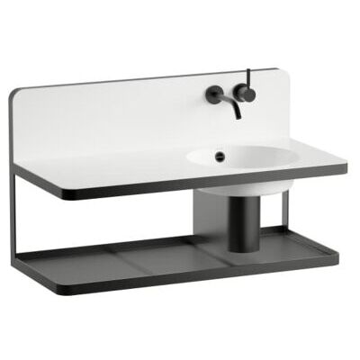Laufen STEEL19 Waschplatz H580ST50001091 1000x490x590 mm, rechteckig Becken re o. Hl. m.Ül. weiß Laufen STEEL19 Waschplatz H580ST50001091 1000x490x590 mm, rechteckig Becken re o. Hl. m.Ül. weiß