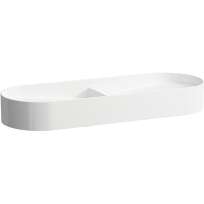 Laufen Sonar Doppelwaschtisch - Saphirkeramik, ohne Hahnloch, 1000x370mm Laufen Sonar Doppelwaschtisch - Saphirkeramik, ohne Hahnloch, 1000x370mm