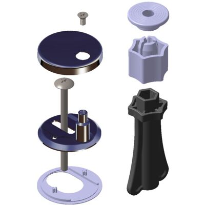 LAUFEN - H8989520000001 - Wand Bidet Befestigung LAUFEN - H8989520000001 - Wand Bidet Befestigung