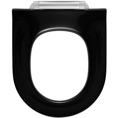 Pressalit Projecta D Solid Pro WC-Sitz - Automatische Absenkautomatik - 240kg Belastbarkeit - Edelstahl Pressalit Projecta D Solid Pro WC-Sitz - Automatische Absenkautomatik - 240kg Belastbarkeit - Edelstahl