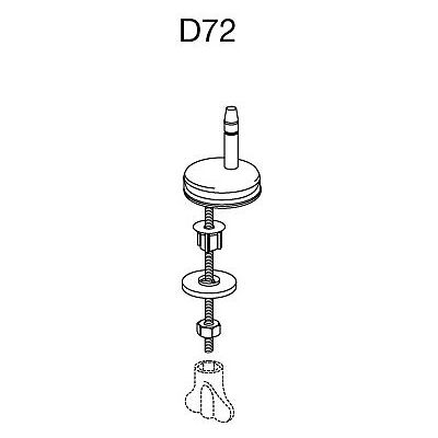 Pressalit D72999 Edelstahl WC-Sitz Scharnier - Calmo Pressalit D72999 Edelstahl WC-Sitz Scharnier - Calmo