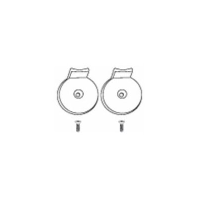Pressalit A9807 - Seitliche Puffer - Toilettensitzstabilisator Pressalit A9807 - Seitliche Puffer - Toilettensitzstabilisator