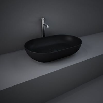 RAK Feeling Aufsatzbecken FEECT5500504A - Modernes Ovalt Wandwaschbecken RAK Feeling Aufsatzbecken FEECT5500504A - Modernes Ovalt Wandwaschbecken