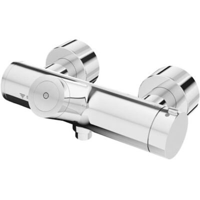 Schell Vitus Brause-Thermostat 002170699 CVD, mit Magnetventil 6 V, Mischwasser, verchromt Schell Vitus Brause-Thermostat 002170699 CVD, mit Magnetventil 6 V, Mischwasser, verchromt